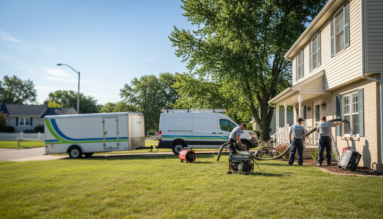 Flooded Basement Restoration And Cleanup With Repair in Seaton, IL near me